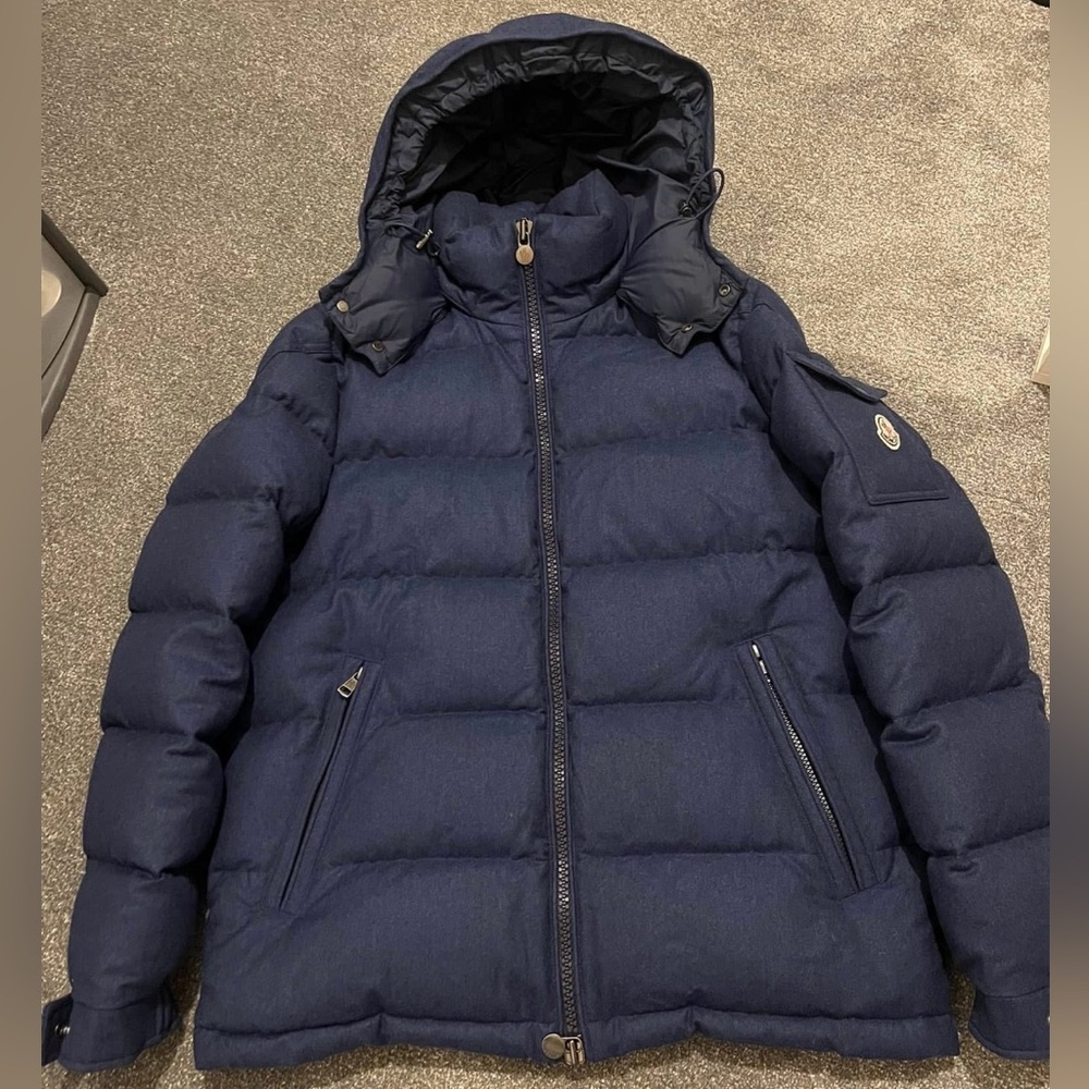 Moncler Montgenevre Puffer Jacket Size 2 Navy